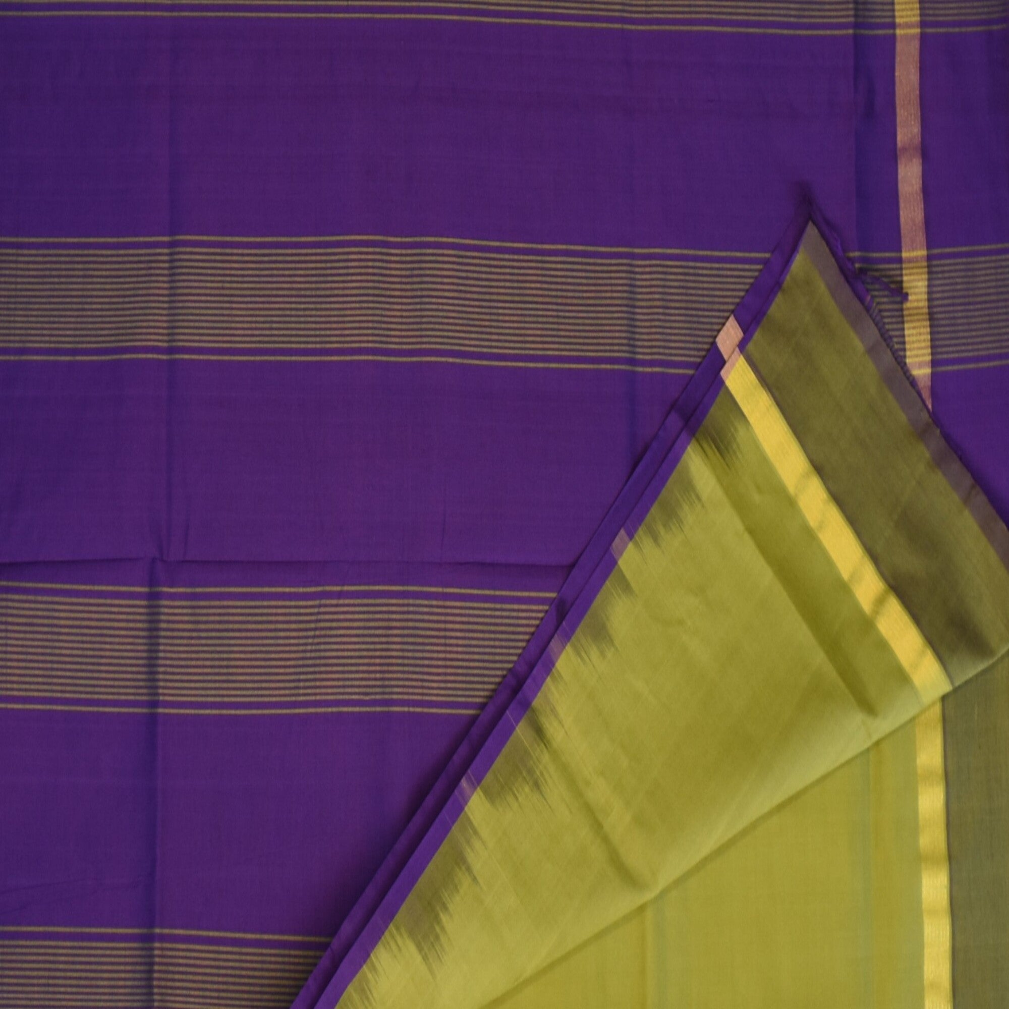 Semi cotton green saree with blouse