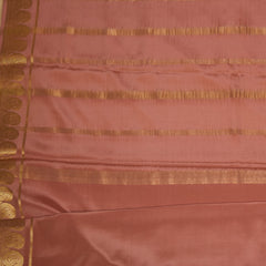 Pure mysore crepe silk baby pink saree with jari boarder