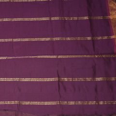 Semi Silk Cotton Green saree with jari boarder