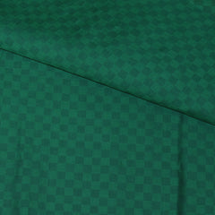 Semi Silk Cotton Green saree with jari work