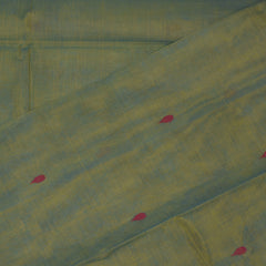 Kanchi Cotton Light green saree with jari boarder