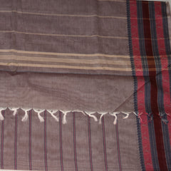 Kanchi Cotton Lavender saree with thread boarder