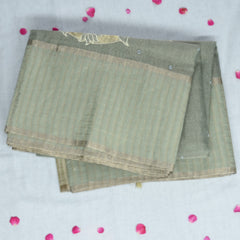 4350 dusky green super net benarasi saree