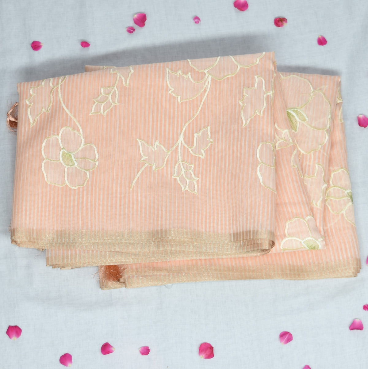 4347 peach super net benarasi saree