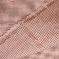 peach benarasi super net saree 4340