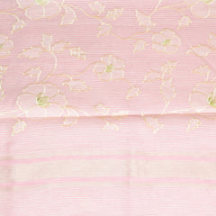 4346 baby pink super net benarasi saree