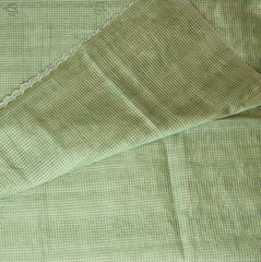 4343 green super net benarasi saree